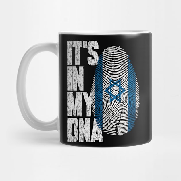 It's In My DNA Israeli Shirt Proud Hispanic Gift Israel Flag by heart teeshirt